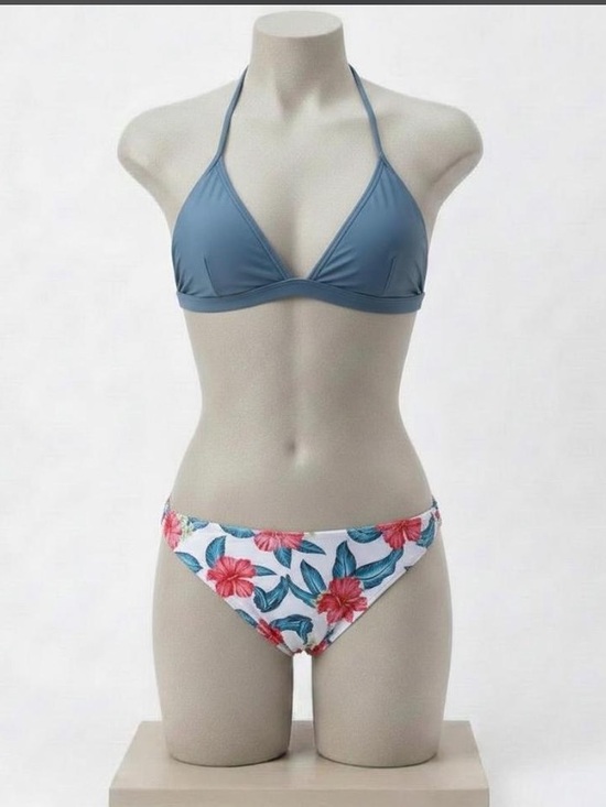 Other - Extreme Cheeky Women’s Blue Triangle Bikini Set